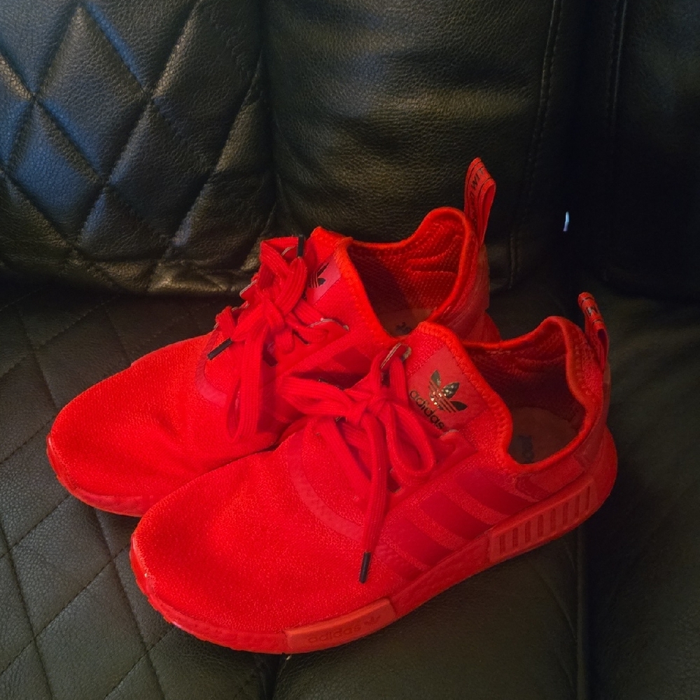 Adidas Kids Bright Red Sneakers